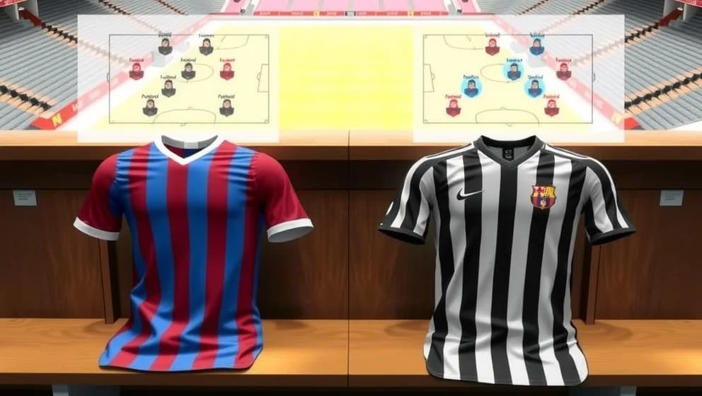 Barcelona mot Newcastle laguppställning